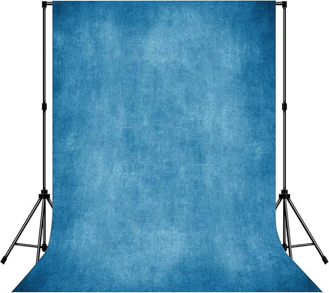 Blue Photo Backdrop Studio Abstract Texture Photography Background 10x10ft | by MIZSYE