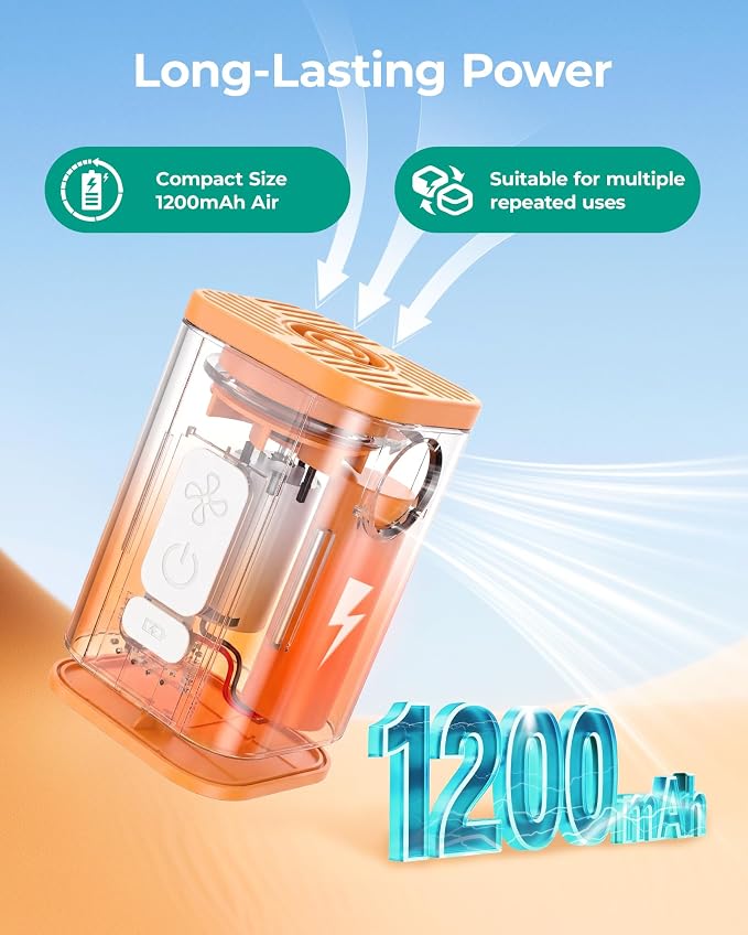BAGSMART Pump for Vacuum Storage Bags, Potable Cordless Electric Air Pump - Image 4