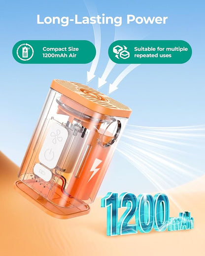 BAGSMART Pump for Vacuum Storage Bags, Potable Cordless Electric Air Pump - Image 4