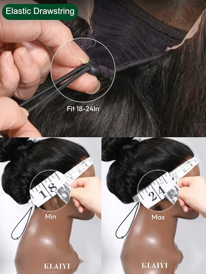 KLAIYI HD Real Scalp Wig 13x4 Lace Frontal Human Hair Wig Loose Body Wave with Face Framing Curtain Bangs Pre Everything Glueless 3S Wear and Go Precut Lace Pre Plucked Pre Bleached 180%Density 22Inch