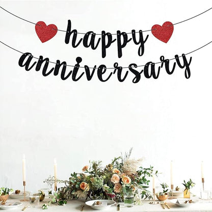 Happy Anniversary Banner, Anniversary Party Decorations, We Still Do, Happy - Image 5