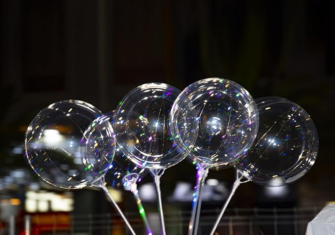 20 PCS Bobo Balloons Transparent Bubbles Balloon - Image 7