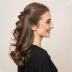 4cm Sturdy Strong Brown Octopus Claw Clips Small to Medium Hair Clips for Women and Girls, Good for Thin to Thick Hair, Half Bun, Holder Hair Tightly -9 pcs