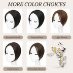 Hair Toppers for Women with Thinning Hair Extensions 360° 3D Toppers Hair Pieces for Women Clip Ins Fake Bangs Hair Pieces Perfect Solution for Stylish Upgrade