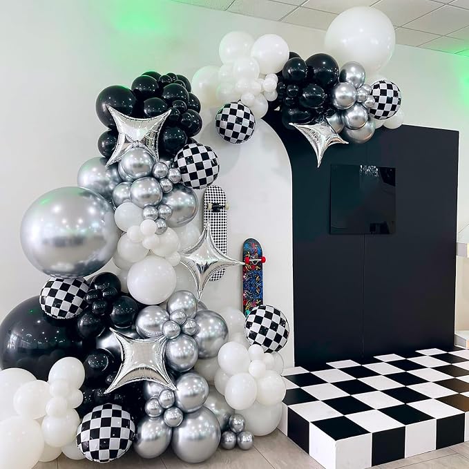 Silver Star Balloons, 26Inch and 10Inch Silver Quadrangle Helium Polyester Film - Image 3