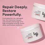 L'ANGE HAIR Borago Deep Conditioning Masque with Borage Oil - 10 Oz Jar, Nourishes and Strengthens Hair, Manages Frizz and Enhances Moisture, Sulfate & Paraben-Free, for Dry Hair, Unisex