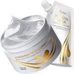 VITAMINS hair cosmetics Keratin Hair Mask Deep Conditioner Value Pack - Protein Repair Boost for Dry Damaged and Color Treated Hair - Pro Conditioning Treatments (Travel and Standard Size)