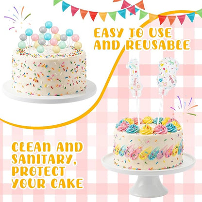 Gejoy 36 Pack 5 Inch Mini Number Balloons, Macarons Mini Balloon Numbers on - Image 3