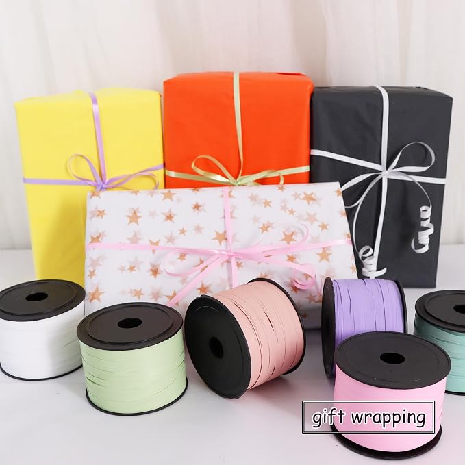 BEISHIDA 6 Assorted Colors Curling Ribbons Balloon String Ribbons - Image 5