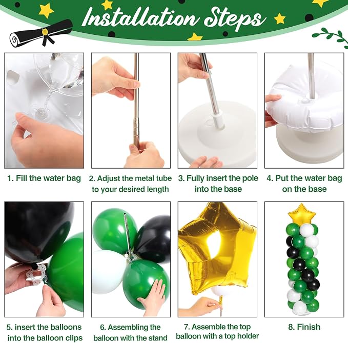 2 Sets of Balloon Column Stand Kit - Image 4