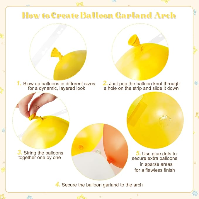 CROSSFINGERS Here Comes the Son Balloon Arch Kit - Image 6