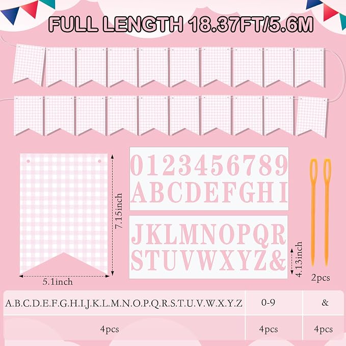 Mooliwe 171 Pcs DIY Custom Banner Kit Make Your Own Customizable Sign - Image 2