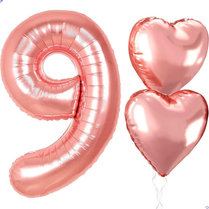 40 inch Rose Gold Birthday Decorations by Unknown