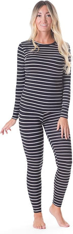 Rocky Thermal Underwear Women Long Johns Womens Thermals Top Bottom Set Fleece Lined Under Wear Clothes Base Layer Thermals