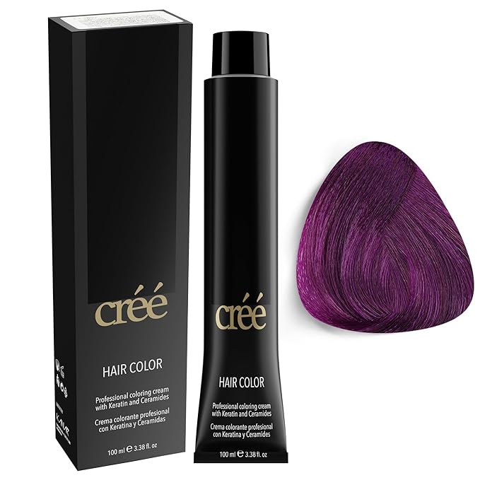 Cree Professional Permanent Hair Color, 100ml - 3.4 fl.oz. (Violet)