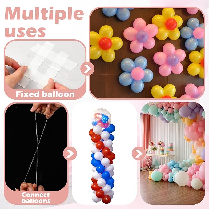 Eaasty 100 Pcs Clear Rubber Bands - Image 6