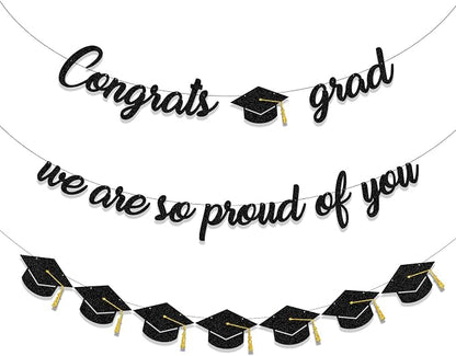 Graduation Decorations Class of 2026 Party Supplies by Tinbax