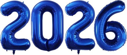 42 Inch 2026 Foil Number Balloons by GOER