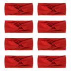 DRESHOW Headbands for Women Girls Vintage Headband Knotted Headwraps Criss Cross Hair Bands Accessories