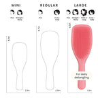 Tangle Teezer Large Ultimate Detangler Hairbrush for Wet & Dry Hair, Eliminates Knots & Reduces Breakage for Long, Thick, & Curly Hair Types, Coral Pink