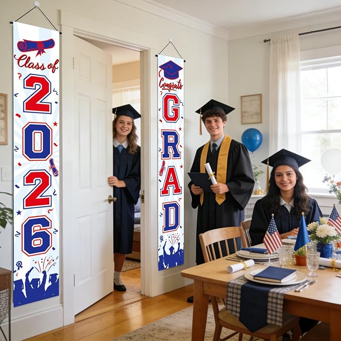 Graduation Decorations 2026 Porch Banner, Graduation Banner Class of 2026 - Image 6
