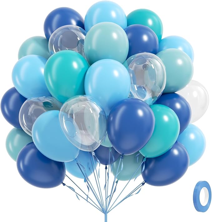 60pcs Under the Sea Balloons, Ocean Balloon by Leraqertra