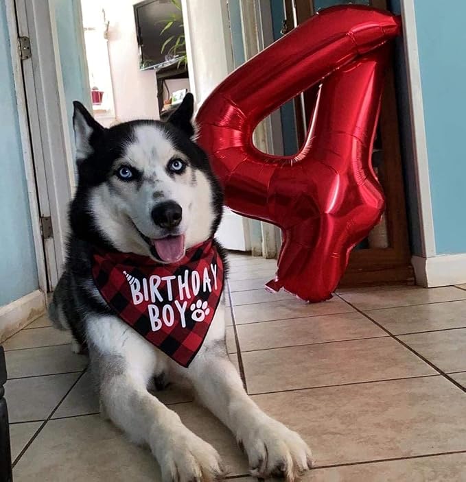 40 Inch Red Number 4 Balloon Large Red Foil Balloon Red 4 Balloons Mylar Helium - Image 5