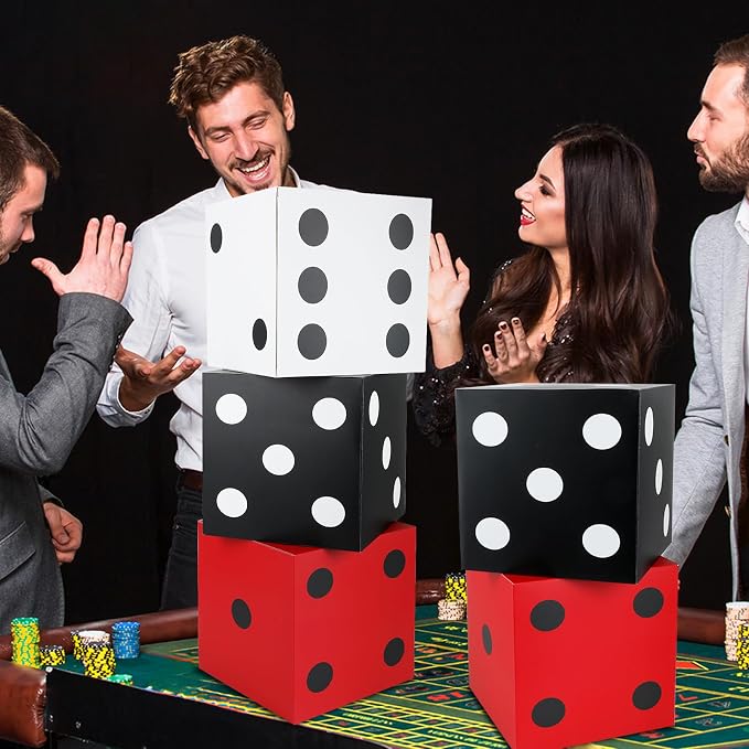 60 Pcs Casino Theme Party Decoration Casino Party Boxes Balloon Poker Cards 11 - Image 5