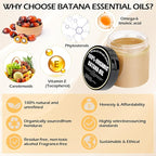 100% Organic Raw Batana Oil for Hair Growth – Natural Treatment for Alopecia, Hair Maintenance, and Nourishment – Moringa & Batana Oil Blend for Smooth, Tangle-Free Hair – 120ml (4.2oz)