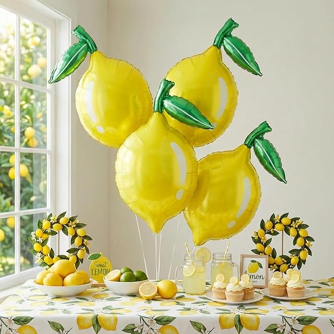 Lemon foil Balloons Summer lemonade by KozeeBalloons%E2%80%94%E2%80%94ColorMatters