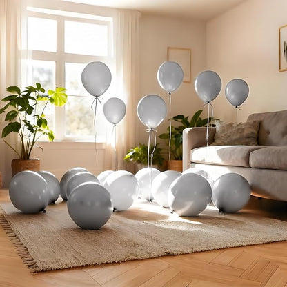 110pcs Grey Balloon 12 inch - Image 7