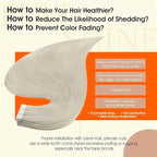 Full Shine Tape In Hair Extensions White Blonde Tape Hair Extensions Real Human Hair Lightweight Seamless Skin Weft Silky Straight 16Inch Remy Brazilian Extension 50G 20Pcs Natural