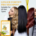 Soelegant Ginger Shampoo – Oil Control & Anti Hair Loss | Deep Cleanse & Scalp Care with Ginger Root Extract & Herbal Leaves | Anti Dandruff, Nourish & Volumizing for Men & Women, 10.144 FL OZ