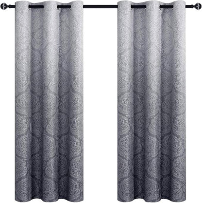 DWCN Ombre Blackout Curtains for Bedroom - Image 9