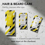 2X Pack Cleverman Hair & Beard Dye Kit for Men, All-in-One Reusable Mens Hair Color, Natural Gray Coverage, Ammonia-Free Beard Mustache Dye for Men (Auburn)