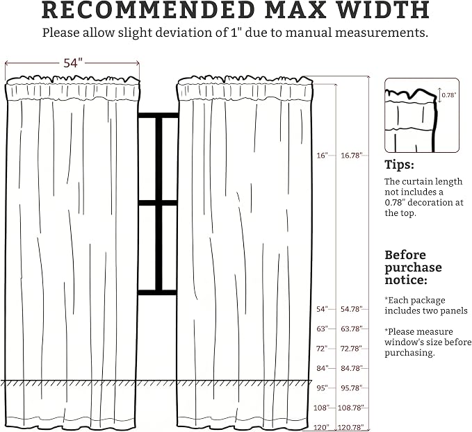 Sheer Curtains Boho Leaf Floral Embroidered Grey 54Wx72L | Light Filtering Semi - Image 9