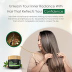 Herbishh Argan Hair Mask-Deep Conditioning & Hydration For Healthier Looking Hair- for very Dry, Weak, Stressed Out Hair, No Sulphates, No Parabens (150 ML)