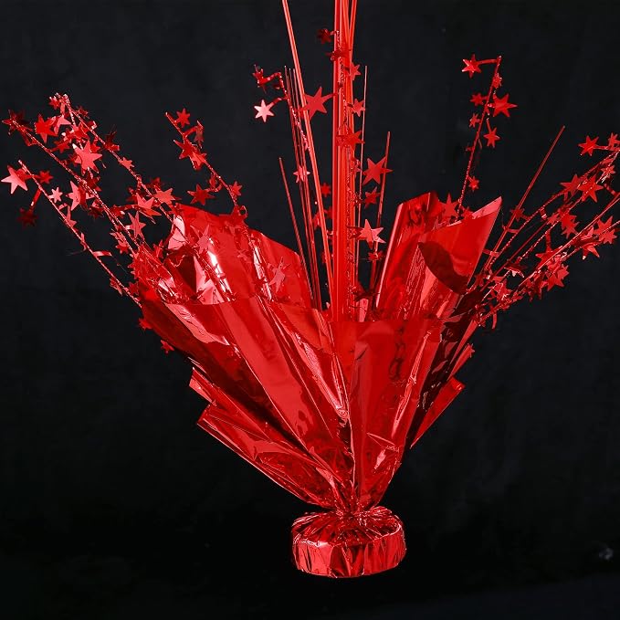Red Balloon Table Centerpiece Kit, 2 Sets Red Balloon Stands - Image 4