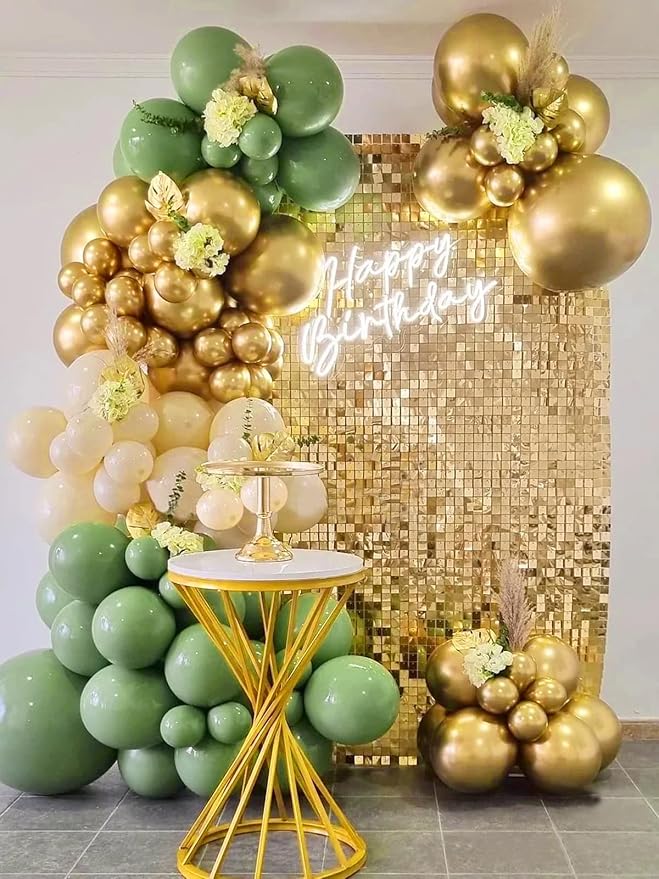50 Pack Metallic Gold Balloons 12 Inch - Image 5