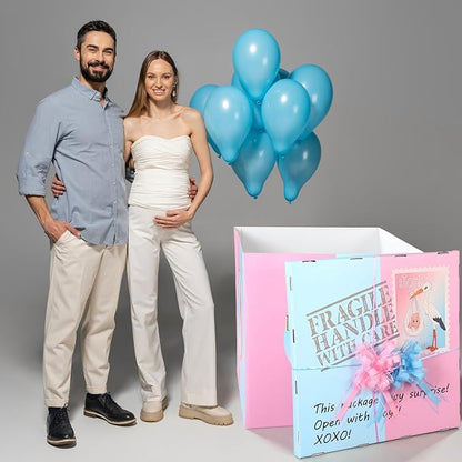 AmazingSpark 28in Giant Gender Reveal Gift Box - Image 5