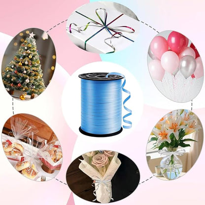 500 Yard Premium Blue Curling Ribbon, - Image 3