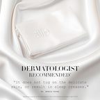 slip King Pure Silk Pillow Case - 100% Pure 22 Momme Mulberry Silk - King Size Standard Pillow Case -Anti-BedHead, Anti-Sleep Crease, Charcoal (20" x 36")
