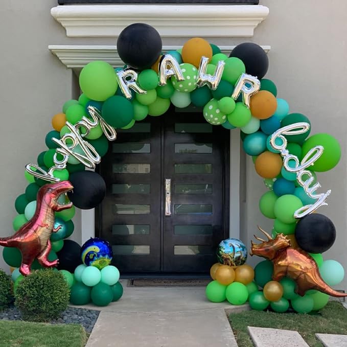 Voircoloria 130pcs Green Balloons Garland Arch Kit, 18 12 10 5 Inch | - Image 8