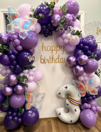 Purple Balloons, Birthday Decorations - Image 5