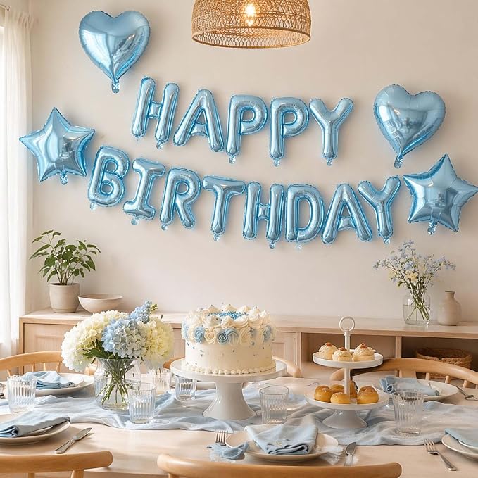 Light Blue Birthday Decorations - Image 2