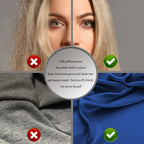 Natural Mulberry Silk Pillowcase for Hair and Skin Queen Size 20"X30" Silk Pillow Case with Hidden Zipper Soft Breathable Smooth Cooling Silk Pillow Covers for Sleeping(Royal Blue,Queen,1Pcs)