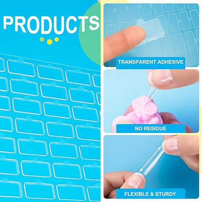 300Pcs Adhesive Clear Museum Putty, Double Sided | 4.31" X 5.81", Stick Dots - Image 4