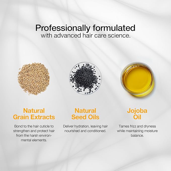 GK HAIR Vegan Deep Conditioning Hair Mask (7.05 Fl Oz/200 g) Intense Hydrating Repair Treatment Mask for Dry Damaged Color Treated Frizzy Hair Restoration Formula with JOJOBA Seed Oils