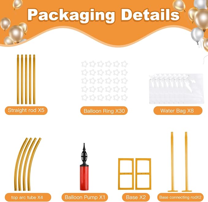Half Balloon Arch Stand Kit - Image 3