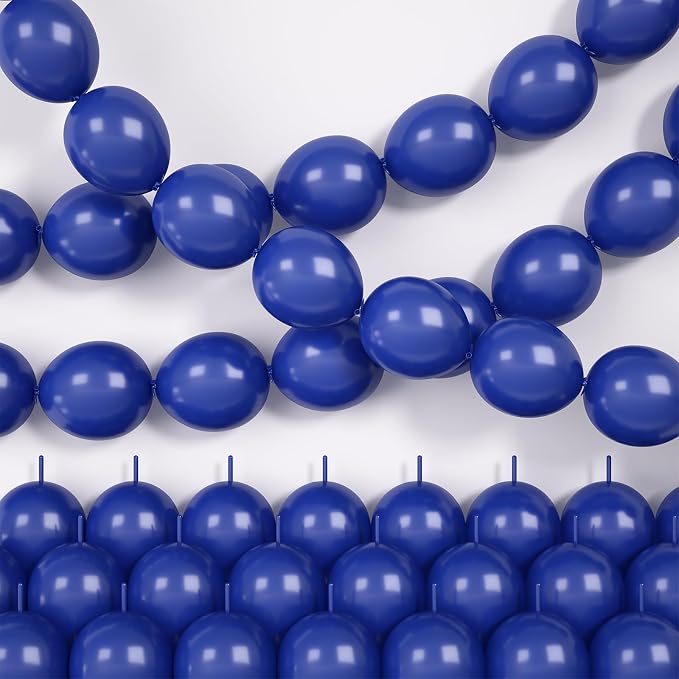 Navy Blue Linking Balloons by Hapmori